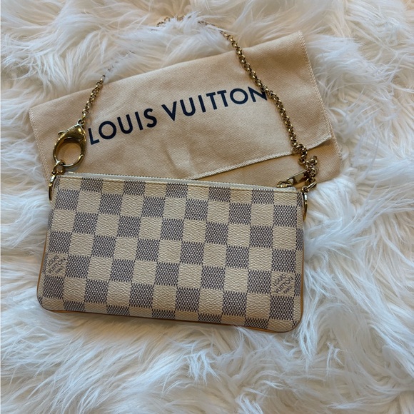 Louis Vuitton Damier Azur Mila Wristlet - Picture 9 of 13